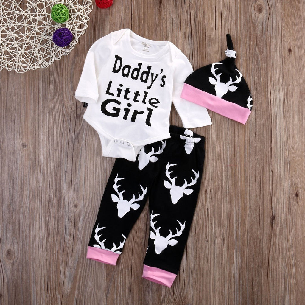 Girls best sale deer onesie