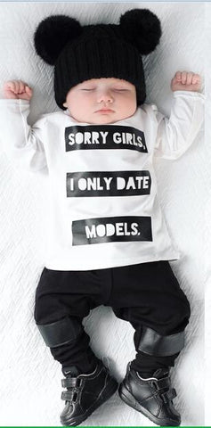 "I only date models" Shirt and Pants Set