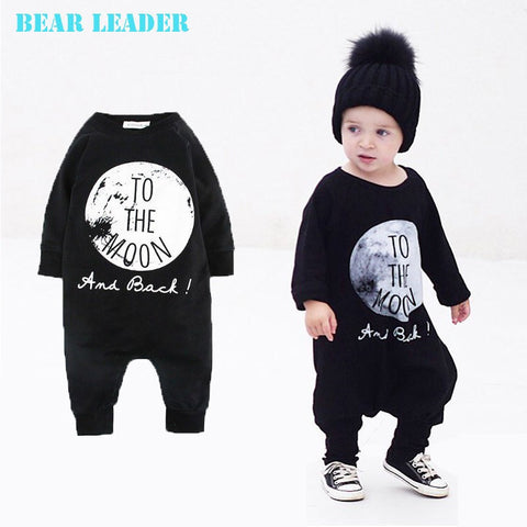 "To the moon and back" Baby Romper Sleeper