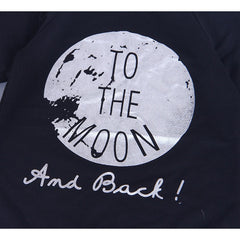 "To the moon and back" Baby Romper Sleeper - DestinationBaby