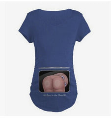 (Buns In The Oven) Maternity T Shirt. - DestinationBaby